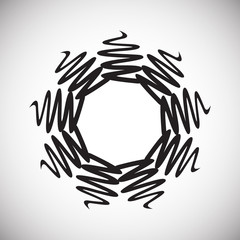 Sun icon on background for graphic and web design. Simple vector sign. Internet concept symbol for website button or mobile app.