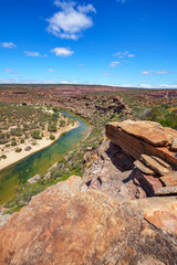 hiking natures window loop trail, kalbarri national park, western australia 152