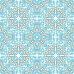 Portuguese azulejo ceramic tile pattern.