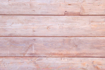 Fototapeta na wymiar Texture of peach colour wooden wall