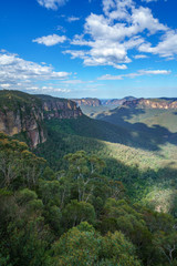 Fototapeta na wymiar govetts leap lookout, blue mountains, australia 6