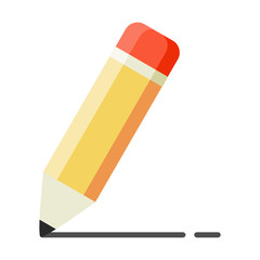 pencil drawing isolated on white background
