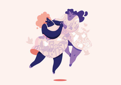 dancing women