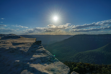 sunset at lincolns rock, blue mountains, australia 16