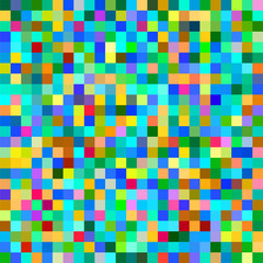 Colorful seamless pixel pattern