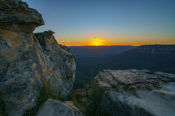 sunset at lincolns rock, blue mountains, australia 66