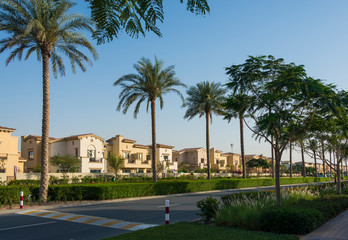 Luxury villa compound gated community residential development