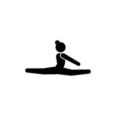 Women, yoga, position icon. Element of yoga position icon. Premium quality graphic design icon. Signs and symbols collection icon for websites