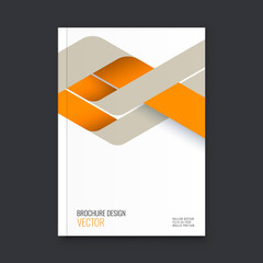 Abstract flyer design background. Brochure template.