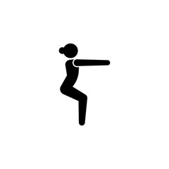 Women, yoga, position icon. Element of yoga position icon. Premium quality graphic design icon. Signs and symbols collection icon for websites