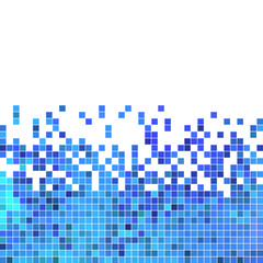 abstract vector square pixel mosaic background