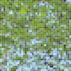 abstract vector square pixel mosaic background