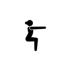 Women, yoga, position icon. Element of yoga position icon. Premium quality graphic design icon. Signs and symbols collection icon for websites