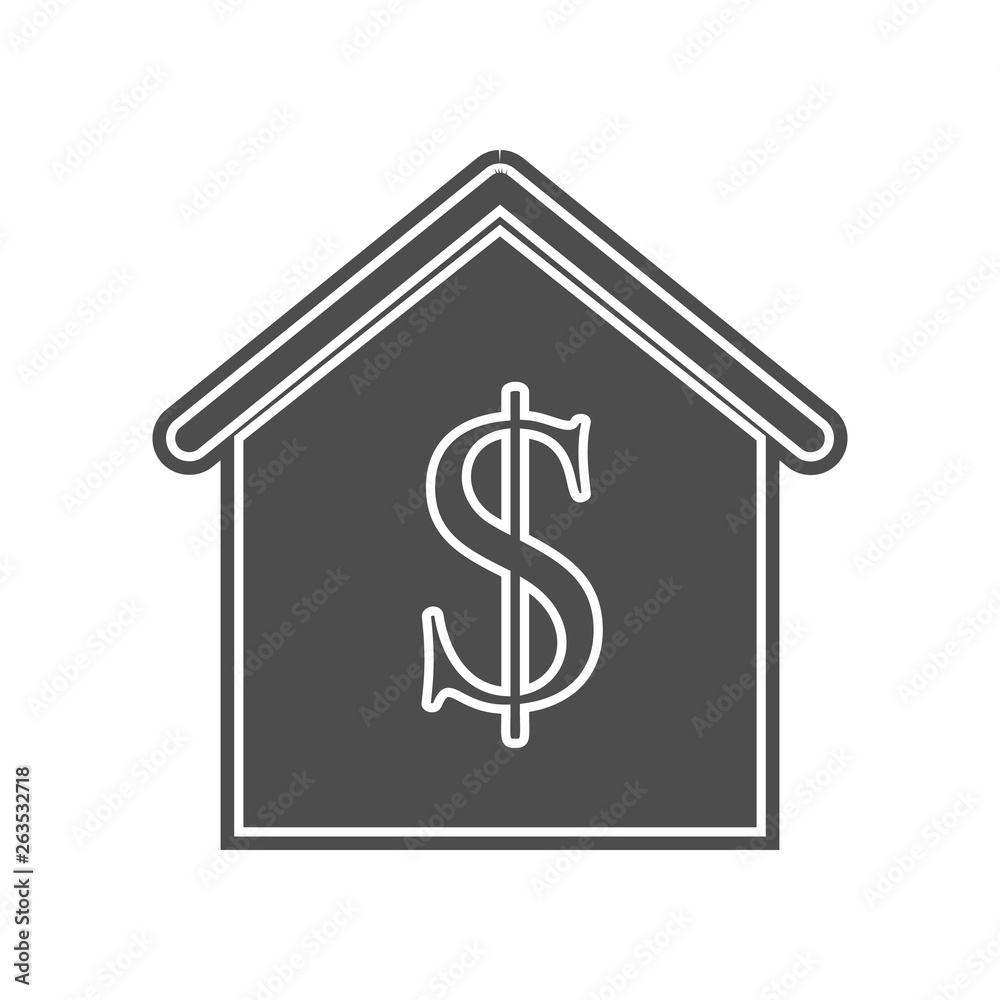 Poster house at interest icon. element of minimalistic for mobile concept and web apps icon. glyph, flat ic