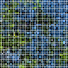 abstract vector square pixel mosaic background