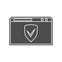 smart button on smartphone icon. Element of minimalistic for mobile concept and web apps icon. Glyph, flat icon for website design and development, app development