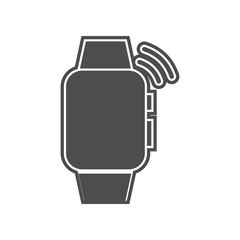 smart watch message icon. Element of minimalistic for mobile concept and web apps icon. Glyph, flat icon for website design and development, app development