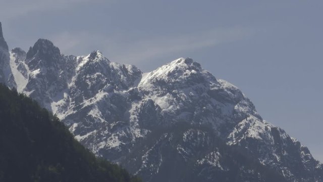 Zeitraffer, Lienzer Dolomiten, Fr&uuml;hling, Schnee, Eis, Spitzkofel, Eggenkofel, Osttirol, Tirol, Lienz, Fr&uuml;hling, Zeit, &Ouml;sterreich, Alpen, 4K, UHD