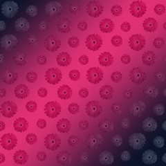 Luxury floral background with primula flowers. Greeting card concepte.