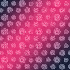 Luxury floral background with primula flowers. Greeting card concepte.