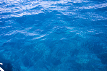 Obraz premium Beautiful clear blue sea next to Bisevo island, Croatia