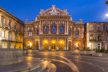 Theater Massimo Bellini, Catania, Sicily, Italy