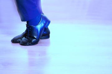Feet dancer dancing salsa