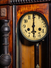 Old pendulum clock