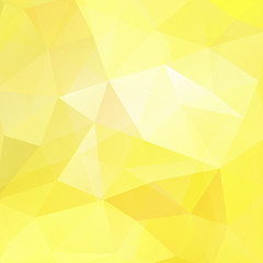 Yellow polygonal vector background. Can be used in cover design, book design, website background. Vector illustration