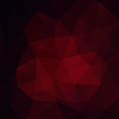 Obraz premium Dark geometric vector illustration. Creative design template.