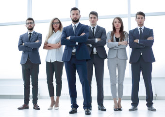 Fototapeta premium group of business people standing together