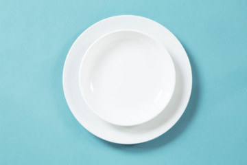 White plates