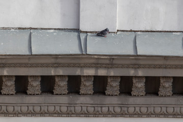 roof of a house with architectural details, Kiev