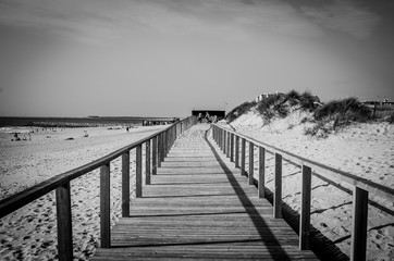Para caminhar na praia