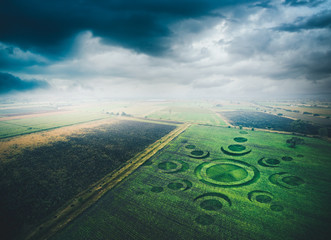 crop circles made by an ufo