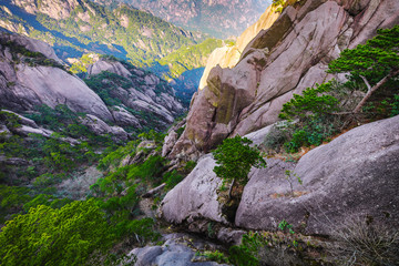 Yellow Mountains Huangshan, Anhui Province in China.