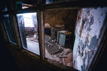 Fototapeta na wymiar Abandoned Prison