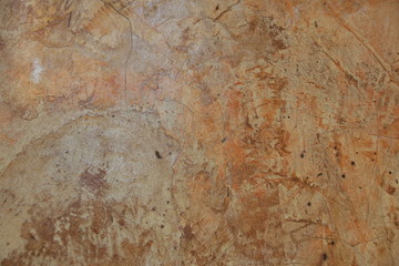 Rustic Burnt Orange wall