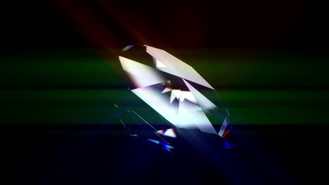 Brilliant Chromatic Reflective Loop Rotation