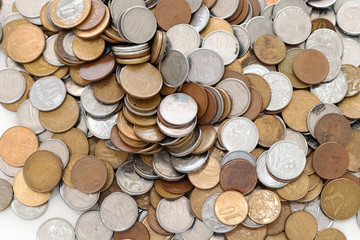 Brazilian Currency - Money coins background