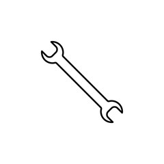 wrench icon. Element of plumbering icon. Thin line icon for website design and development, app development. Premium icon