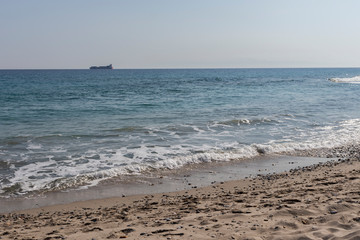 Famous Beach at Possidi Cape, Kassandra Peninsula, Chalkidiki, Central Macedonia, Greece