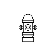 fire hydrant icon. Element of plumbering icon. Thin line icon for website design and development, app development. Premium icon