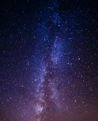 Milky Way Galaxy with stars background