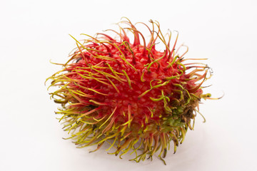 Fototapeta premium Rambutan na białym tle