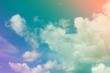 Obraz premium Colorful sky and clouds. (heaven)