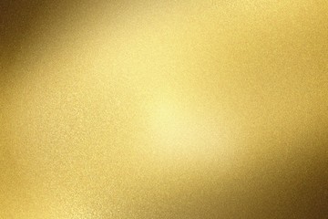 Abstract texture background, sparkle brushed golden metal wall