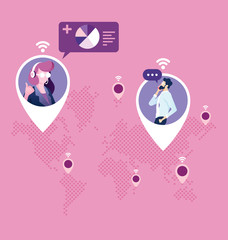 Networks - Business Connections Concept