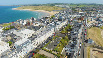 Portstewart Town Atlantic ocean north Coast Co. Antrim Northern Ireland
