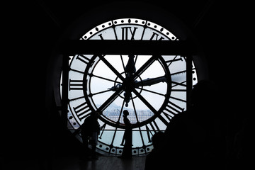 Big Clock at Orsay Museum - obrazy, fototapety, plakaty
